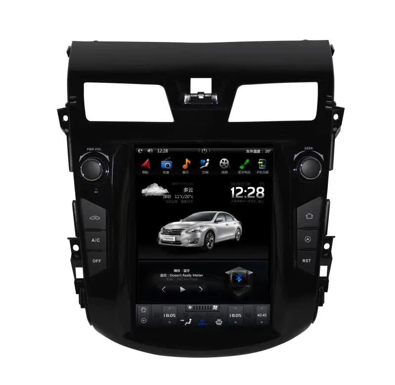 Тесла вертикальный Экран Android 7,1 6,0 Автомагнитола DVD gps навигации для Nissan Altima/Teana 2013 Поддержка 3/4 г сети