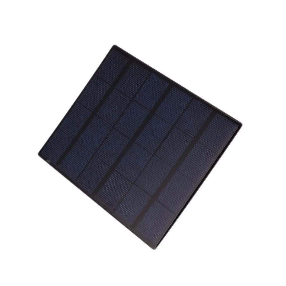 6V 3W 580-600MA солнечная панель Банк солнечной энергии зарядное устройство для мобильного телефона MP3 MP4 14,5*14,5*1,3 см
