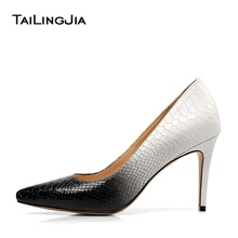 Women Elegant High Heel Pumps Pointed Toe Office Lady Heeled Shoes Patent Leather Stiletto Heels Mid Heel Court Shoes Big Size 2017new big size 33 42 genuine leather womens shoes wedges pointed toe high heels women office