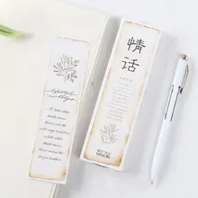 30 шт./bx любовная буква английская буквенная Бумага Закладка книжный держатель визитная карточка Канцтовары офисный школьный принадлежности papelaria детский подарок