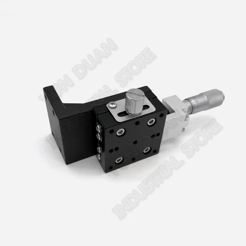 

Manual Displacement Vertical-lift Linear Stage 40*40mm Z Axis 1.6" fine tuning platform Cross Roller Guide Sliding Table LV40