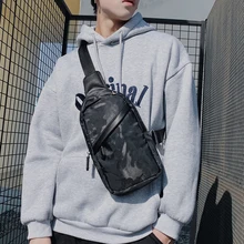 Tidog Корейская версия студенческой нейлоновой нагрудной сумки