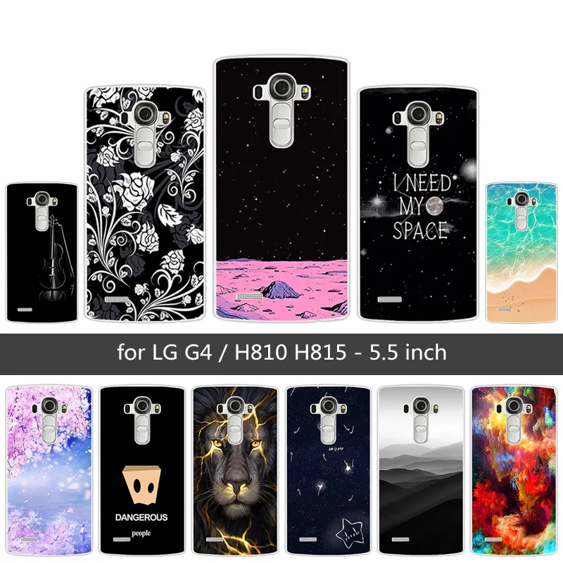 5.5 inch For LG G4 Case Covers Sunrise Back Cover H810 H815 Cases Mobile Phone Slim Clear Silicon Protector Funda Capa |