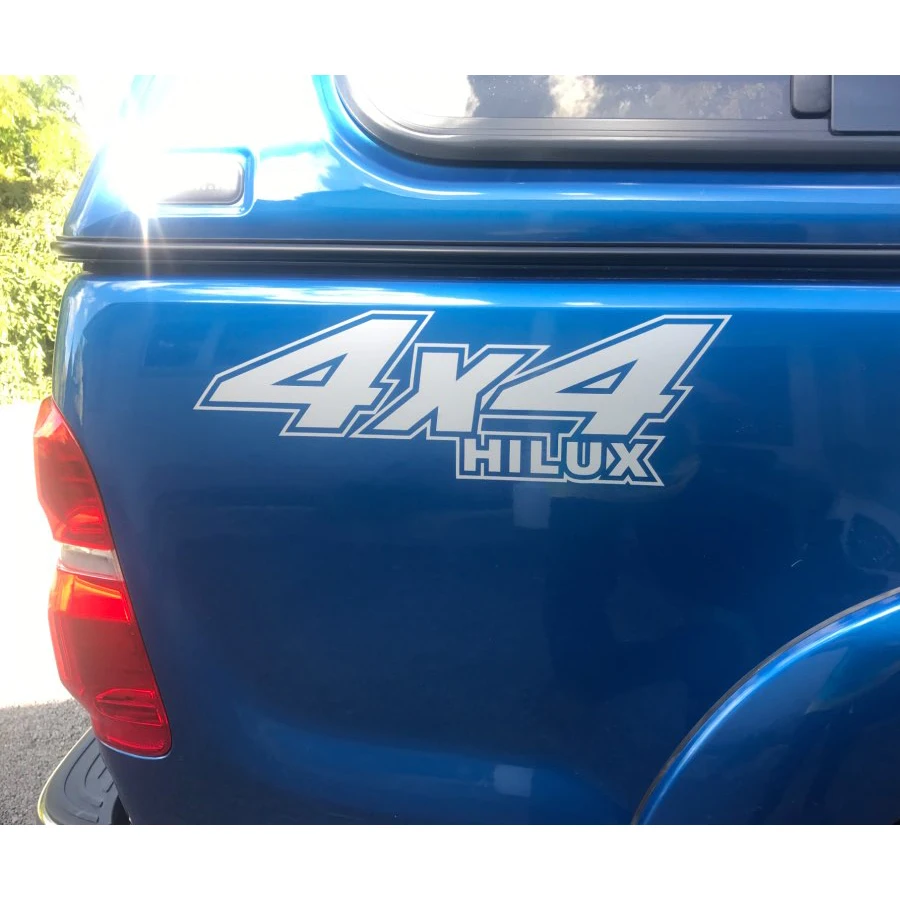 

free shipping 1PC off road hilux4x4 body rear tail side graphic vinyl for TOYOTA HILUX REVO VIGO