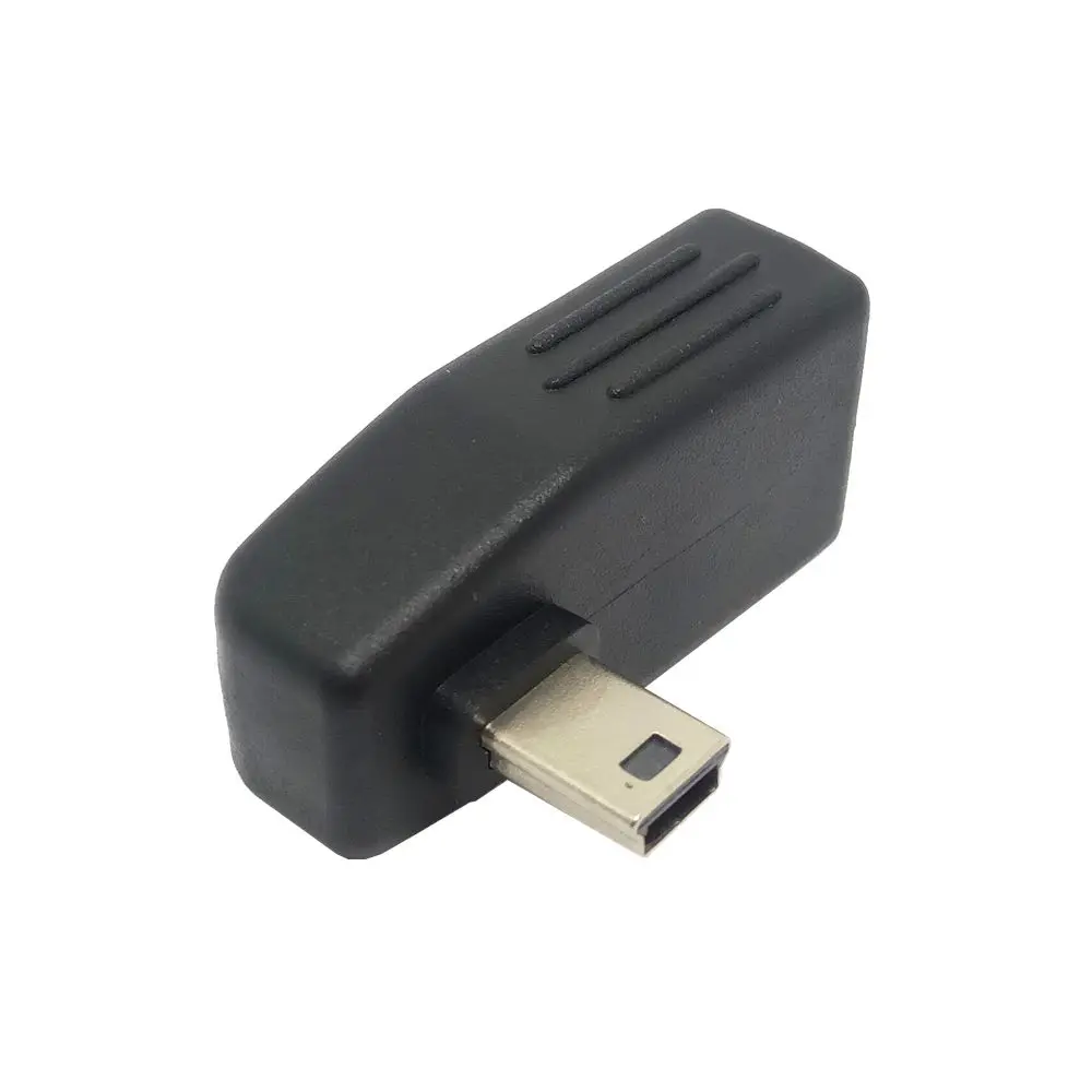 Мини USB 2,0 вверх и вниз и влево и вправо Anlgled OTG USB Женский к Mini 5 P Мужской адаптер разъем 90D USB OTG HOST - Цвет: Left