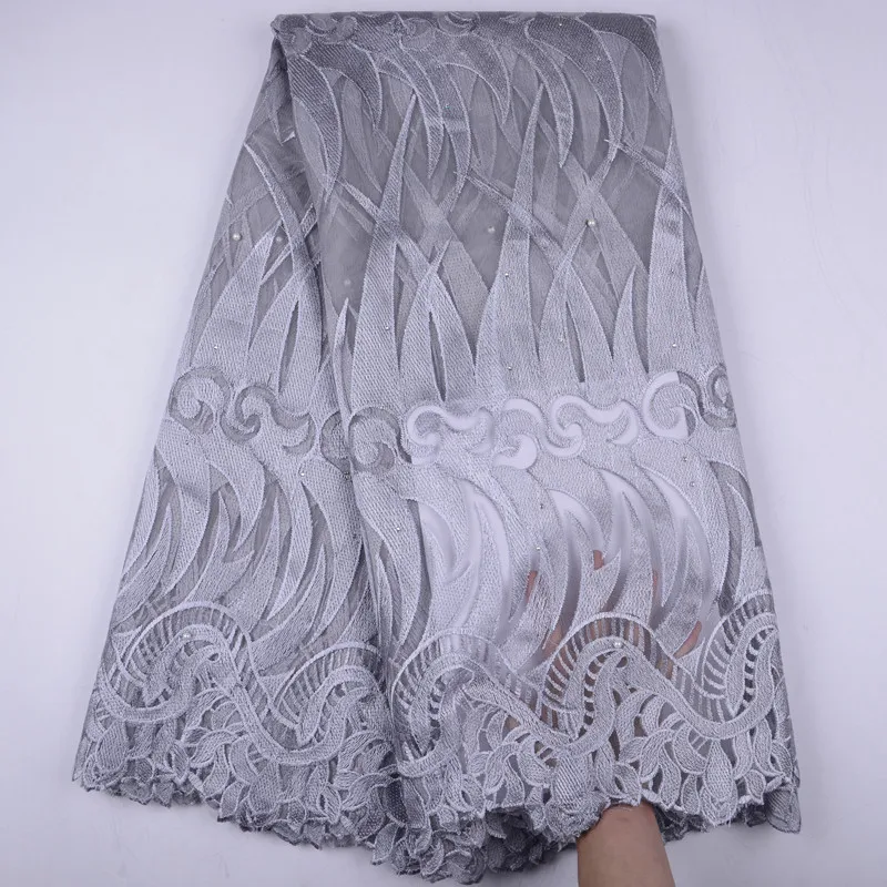 Африканская кружевная ткань Высококачественная розовая французская кружевная ткань с африканскими камнями вуаль кружевная ткань для женского платья Y1490