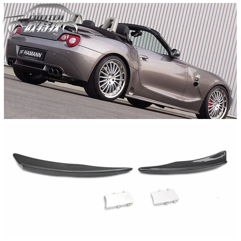 

For Z4 H style Spoiler E85 Spoiler Carbon Fiber Car Rear Wing Spoiler For Z4 Spoiler 2003-2009 car styling car accessories