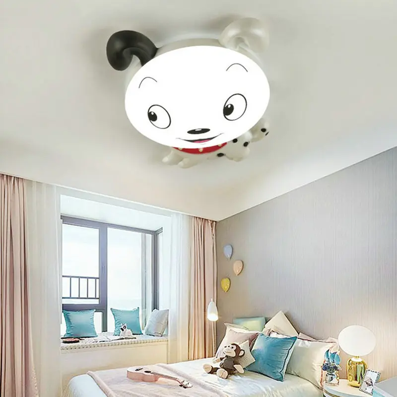 

Artpad Cartoon Figures Cute Children Ceiling Lights Acrylic Sconces AC110V-220V Dimmable Girl Boy Baby LED Bedroom Lamp