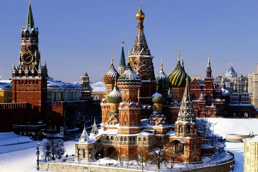 赤い四角モスクワロシア風景風景生地シルクポスター印刷ホームデコレーションb0330 47 Poster Print Silk Posterhome Decor Aliexpress