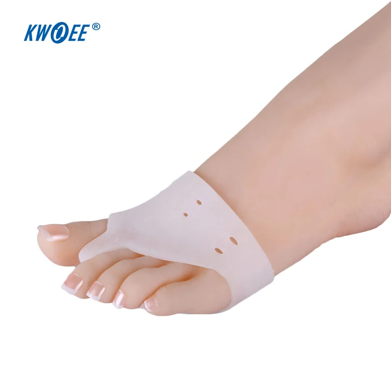 

2pcs Silicone Hallux Valgus Guard Thumb Valgus Protector Toes Care Gel Foot Corrector Bunion Adjuster Feet Care Toe Separator