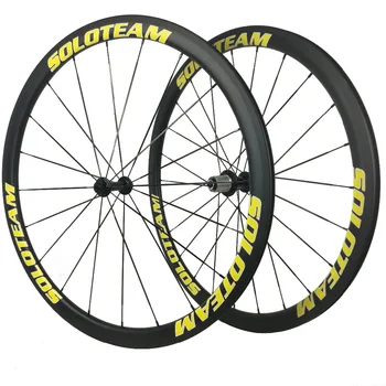 

Yellow+ white 38mm 45mm 50mm 60mm 88mm carbon wheels 700c 23/25mm carbon bicycle wheels road bike carbon wheelset
