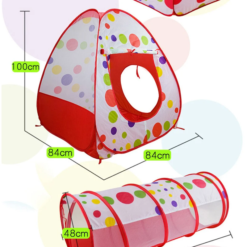 Детская Популярная Игровая палатка, детский туннель, детский игровой домик, бассейн с океанским шариком, уличная забавная игрушка, палатки, мяч, бассейн, Игровой Домик принцессы