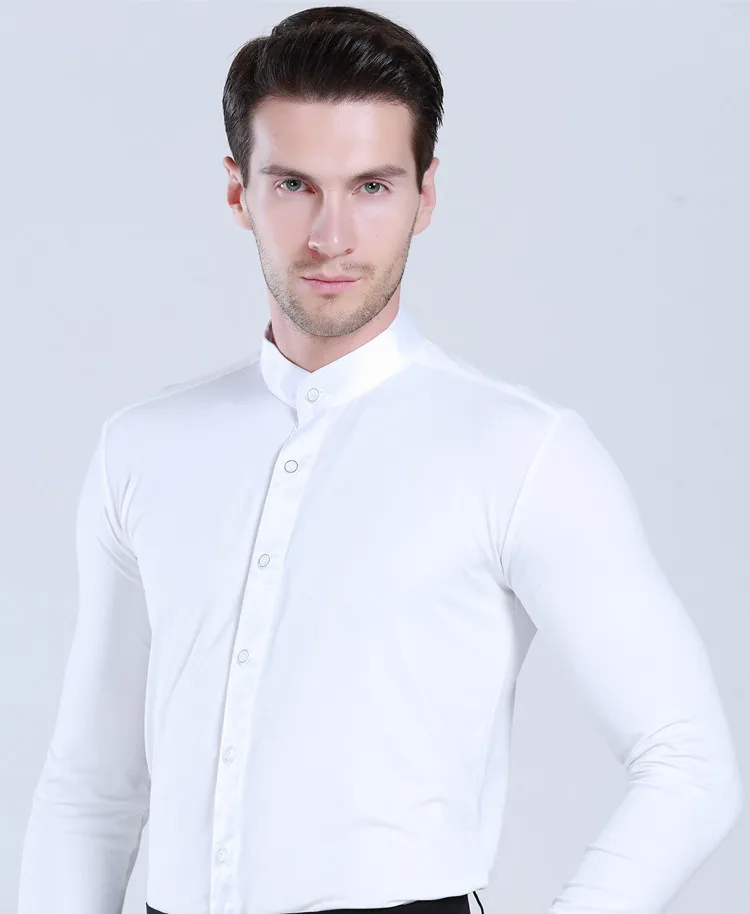 DB23596 mens latin dance shirt-2
