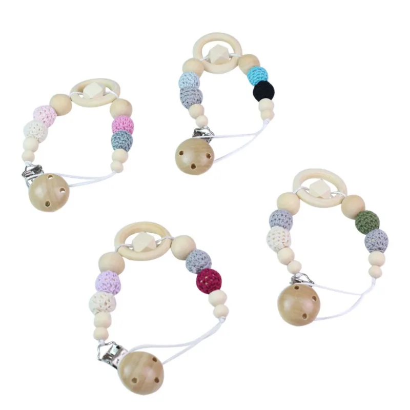 

New Infant Silicone Colorful Anti-fall Baby Pacifier Chain Nipple Feeding Newborn Pacifier Holder Clip Nipple Dummy Chain Z