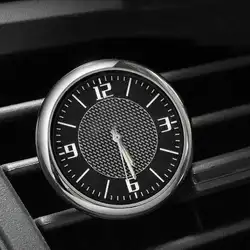 Автомобильные часы авто автомобиль светящиеся круглые кварцевые часы воздуховод передней панели декор