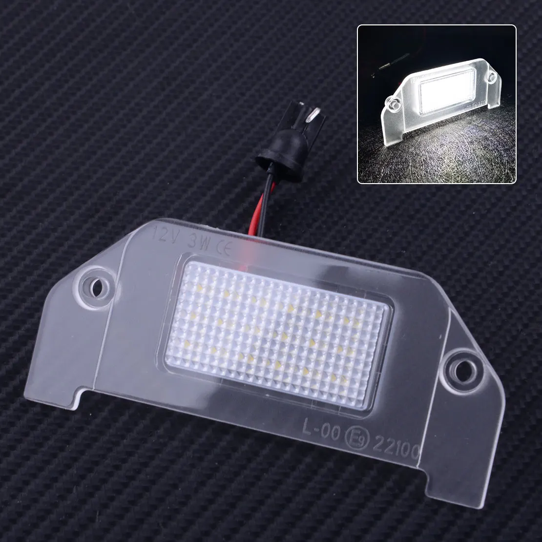 18 LED Белый номерной знак световая лампа подходит для Dodge Charger Challenger Dart Avenger