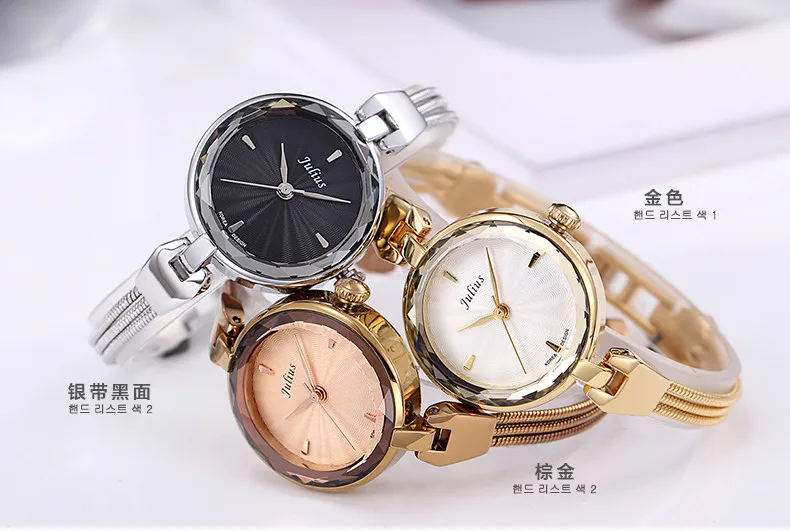 Топ Леди женские часы Япония кварцевые часы тонкой моды платье змея браслет цепочка Офис Бизнес девушка подарок на день рождения Julius Box