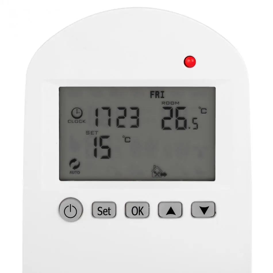HY02TPR Беспроводная розетка цифровой нагревательный термостат контроллер температуры ЖК-дисплей контроллер температуры ЕС вилка 200-240 В