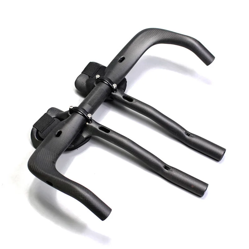 NO LOGO Carbon Rest Handlebar Bullhorn 3K12K Carbon Fibre TT Handlebar Aero Bar Road Bicycle Triathlon Handle (2)