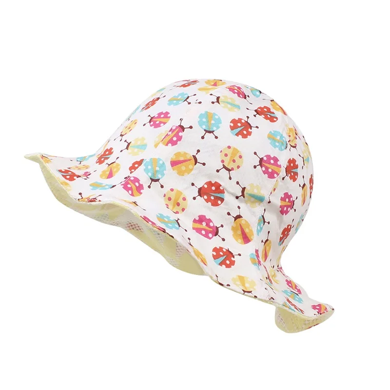 Lace Flower Girls Panama Hat Cotton Prince Baby Girls Cap Summer 2 Sides Panama Cap For Girls Cute Cotton Baby Girls Clothings  (11)