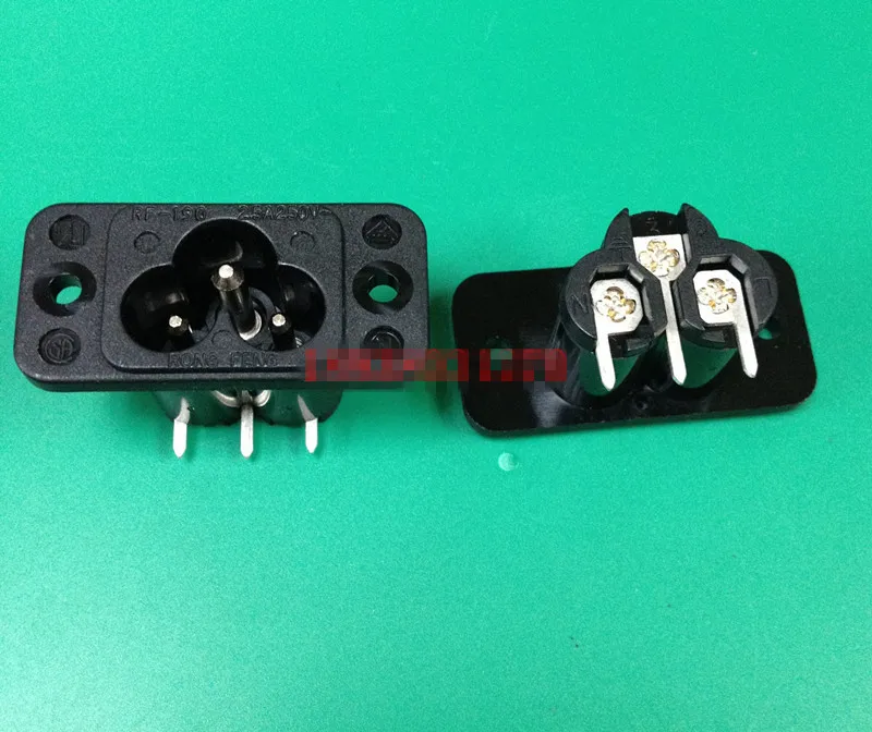 

Original new 100% import Rong Feng original authentic power outlet IEC male seat plum blossom socket RF-190