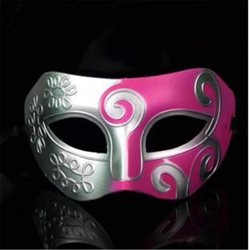 Модные Красочные мужские принца Джаз маскарадные маски пластиковая маска Хэллоуин тыква фестиваль Рождественская маска косплей поставки - Цвет: 16