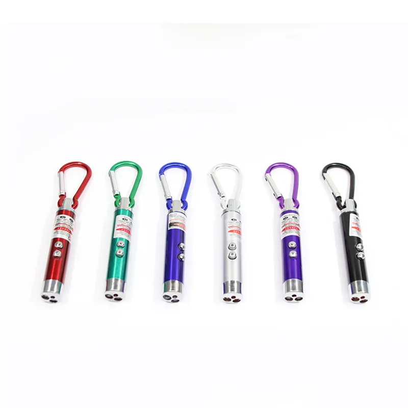 

2019 Cool 2 In1 Red Laser Pen Pointer Pen With White LED Light Show Funny stick Childrens Toy Free Shipping