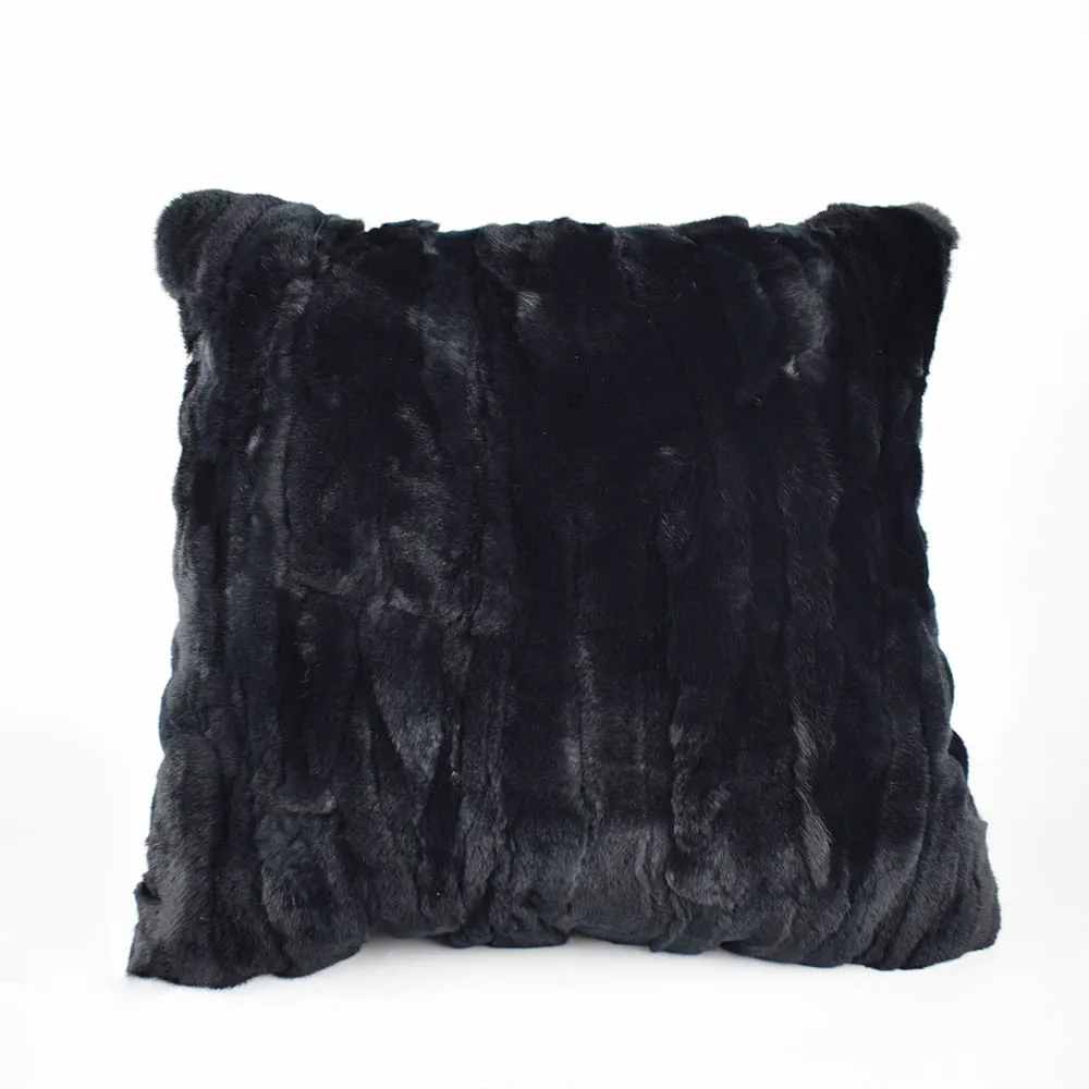 rex rabbit fur pillow 7