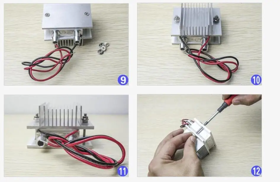 DIY наборы термоэлектрический Пельтье холодильная система охлаждения+ вентилятор+ TEC1-12706