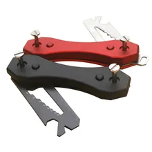 Универсальный инструмент переносная Подсветка ключ держатель безопасности и выживания Z906