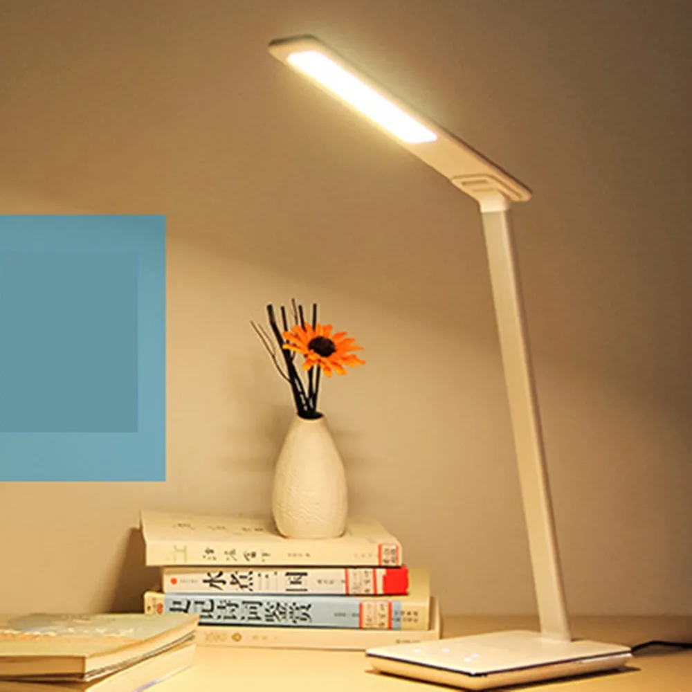 

Multifunction Dimmable Desk Lamp Foldable Rotatable Eye Care 5W LED Sensor Touch Controller USB Charging Port Sensitive Lamp