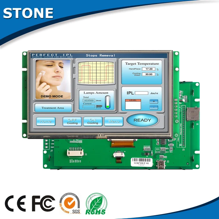 

15.1 inch TFT LCD module with rs232 interface and touch screen