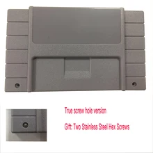 100 PCS Substituição Cartucho de Jogo Para jogo 16bit SNES cartão Shell Para OS EUA Versão Cinza Do Jogador