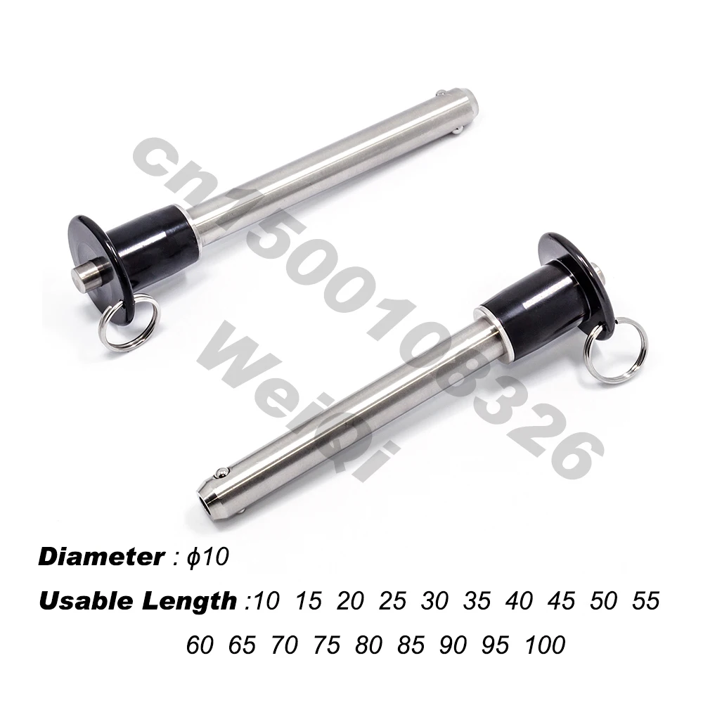 

Ball lock pin ,aviation grade quick release pin,button type,diameter 10 length 10 15 20 25 30 35 40 45 50 55 60 65 70 80 90 100