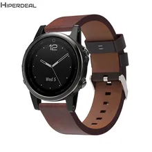 HIPERDEAL Ретро Замена роскошный кожаный браслет часы наручные ремешок силикагель Группы ремешок для Garmin Fenix 5S часы BAY15