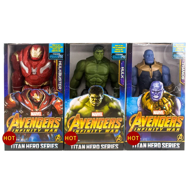 The Avengers Infinity War Hulkbuster The Hulk Thanos Captain America Iron Man PVC Action Figure Model Toy Christmas Gifts