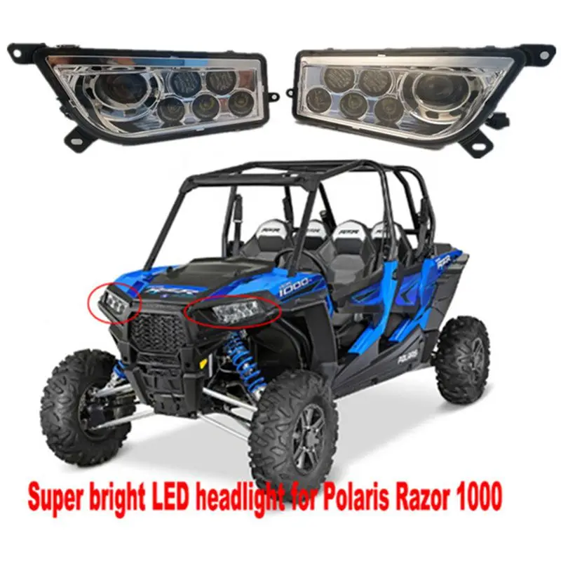 

For 2014-2016 Polaris RZR 900 XP 4 Turbo 1000 Polaris RZR Accessories ATV Led Headlights kit