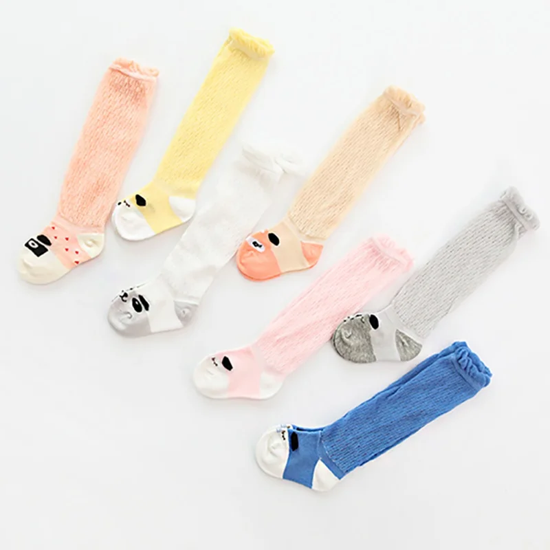 

Hot Baby Socks Summer Anti Mosquito Toddler Cute Socks Cartoon Cotton Long Socks Party Infant Children Soft Crib Socks for Baby