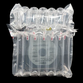 

DHL 100Pcs/Lot Celebration Wedding Party Bag Milk Powder Red Wine 3.5 Inch Hard Disk Air Column Shockproof Plastic Packaging Bag