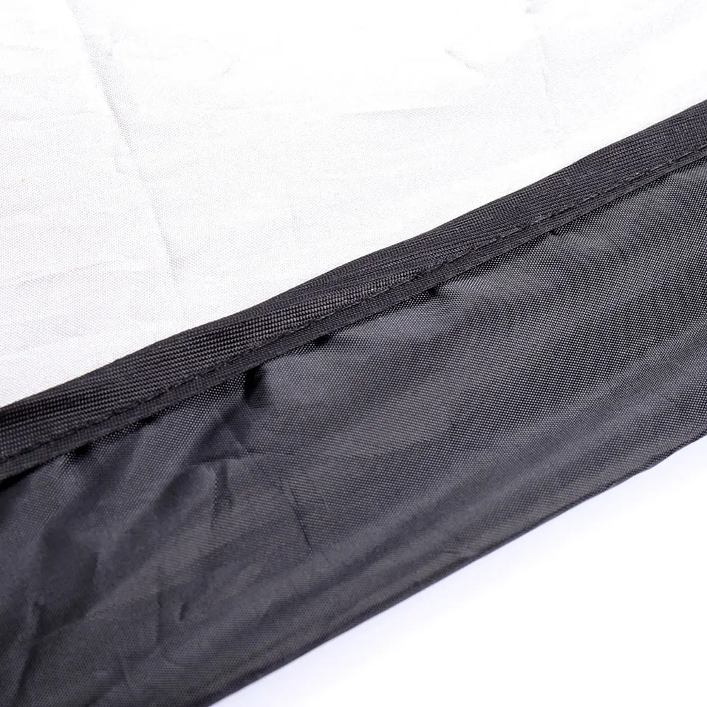 Нескользящая крышка с полиэстеровым покрытием, серебряная ткань, черная каноэ для катания на лодках, прочные спортивные инструменты для