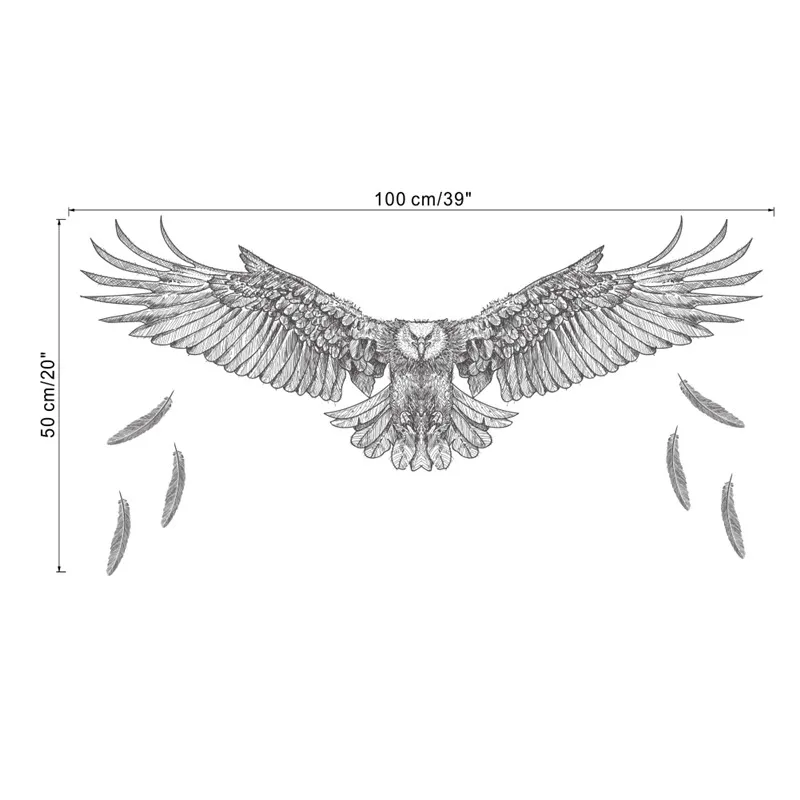 Мультфильм Орел ястреб Наклейка на стену для детской комнаты Детская Спальня украшение Настенная роспись тату домашний декор художественные наклейки