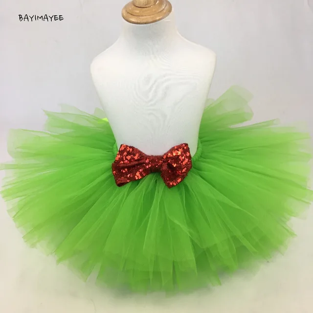 Falda de tutú verde para niña, falda de tul bebé con de lentejuelas plateadas, disfraz de fiesta para tutús de Ballet para _ - AliExpress Mobile