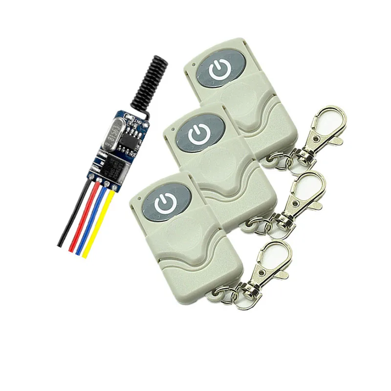 DC 3 5 V 9V 12V Кнопка открытия доступа двери дистанционный переключатель 315 / 433 MHz
