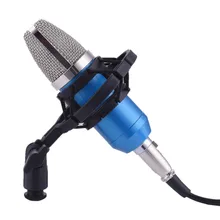 Microfone BM700 Condenser Wired Microphone for Computer Network sing/Recording/Chat/Video Conference/Games microfone condensador