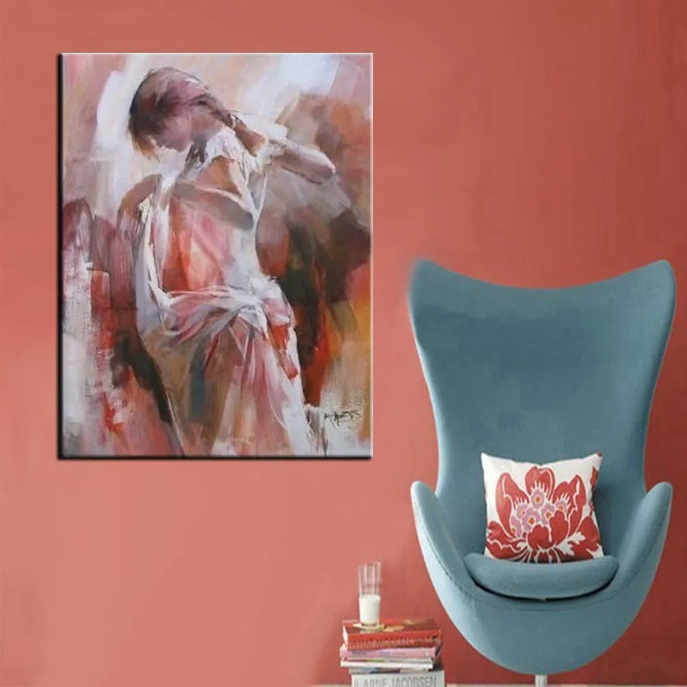 

Handmade Abstract Modern Wall Art Pictures for Home Decor Elegant Beauty Oil Paintings on Canvas Best Gift Art Work