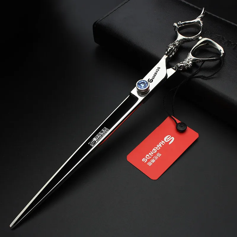 

Hair scissors 7 Inch Silver haircut scissors Hairdressing scissors Violet stone scissors Simple packaging NEW