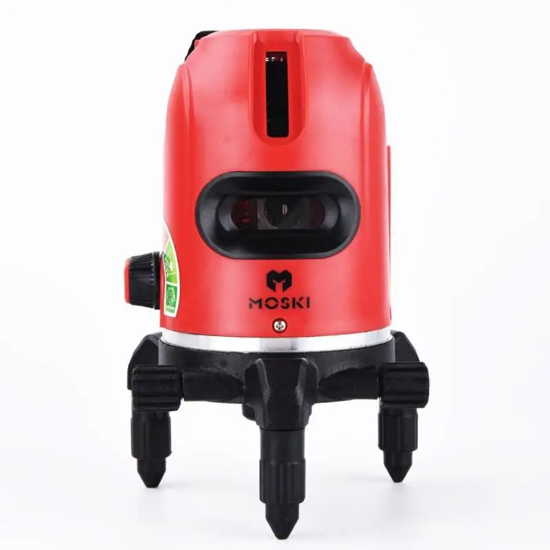 

5 Line 6 Points Red Beam Laser Level Self-leveling Measuring Instrument EU/US