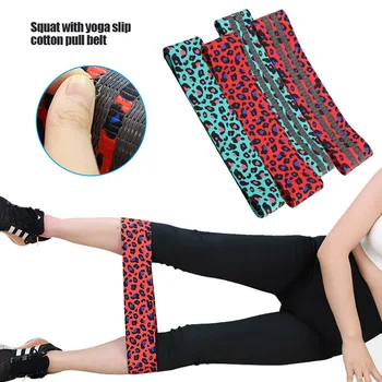 

Yoga Resistance Band Elastic Anti-slip Leopard Printed Exercise Band for Leg Hip Training C55K Sale