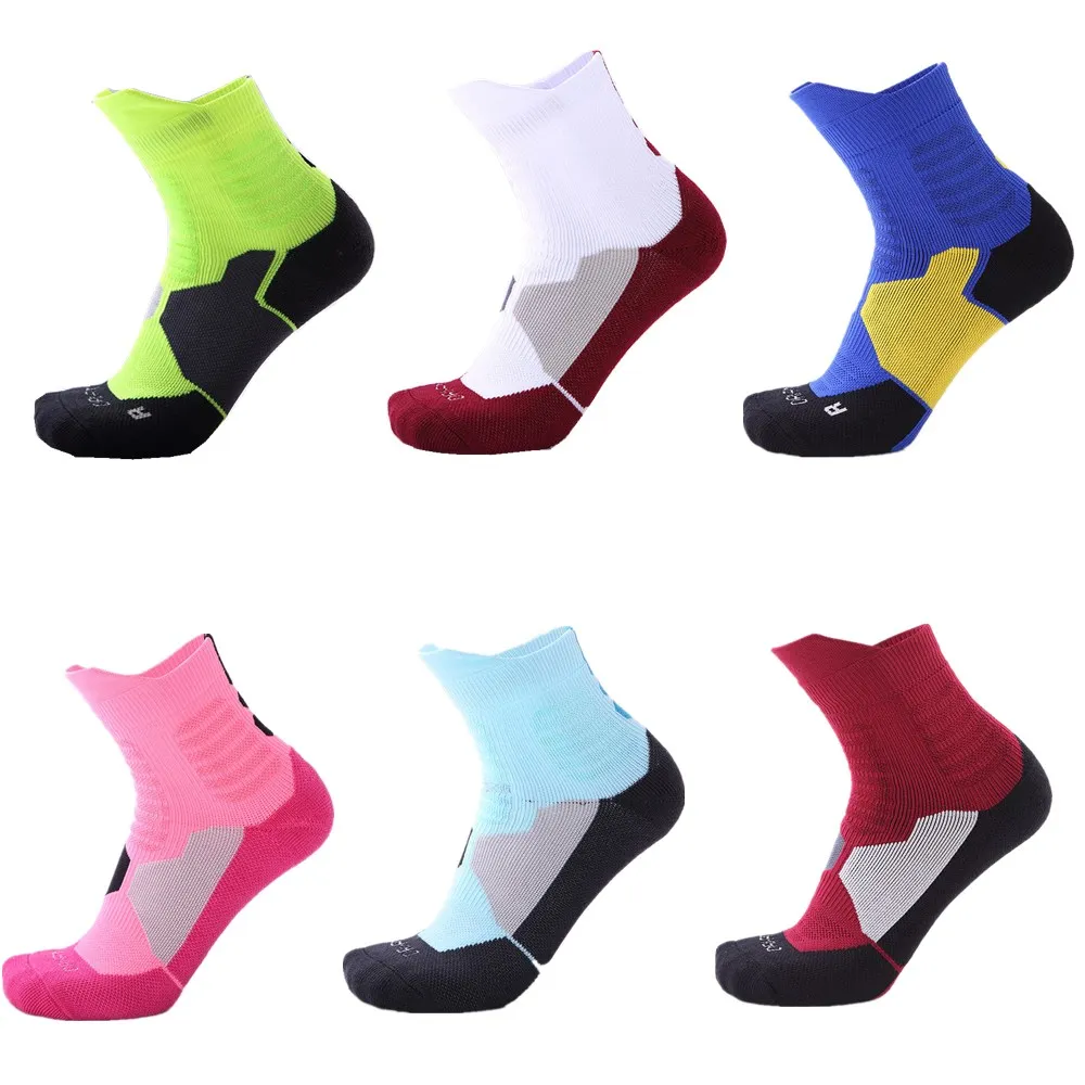 

Professional Basketball Socks Sports Running Fitness Breathable Football Socks Cycling Camping Quick dry Elastics Soccer Sock