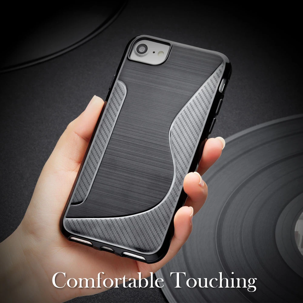 

For Motorola Moto G7 Plus Case Silicone Cover For Moto G7 Play Brushed Rugged Rubber Armor Hybrid Coque For Moto G7 Power Cases